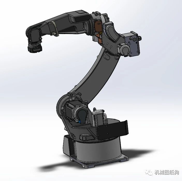 【机器人】TM-1100G3焊接机器人模型3D图纸 Solidworks设计