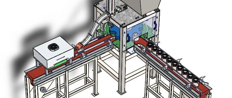 【非标数模】Filling And Capping气动灌装压盖机3D图纸 Solidworks设计