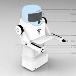 【机器人】普通护理机器人外观造型3D图纸 Solidworks设计