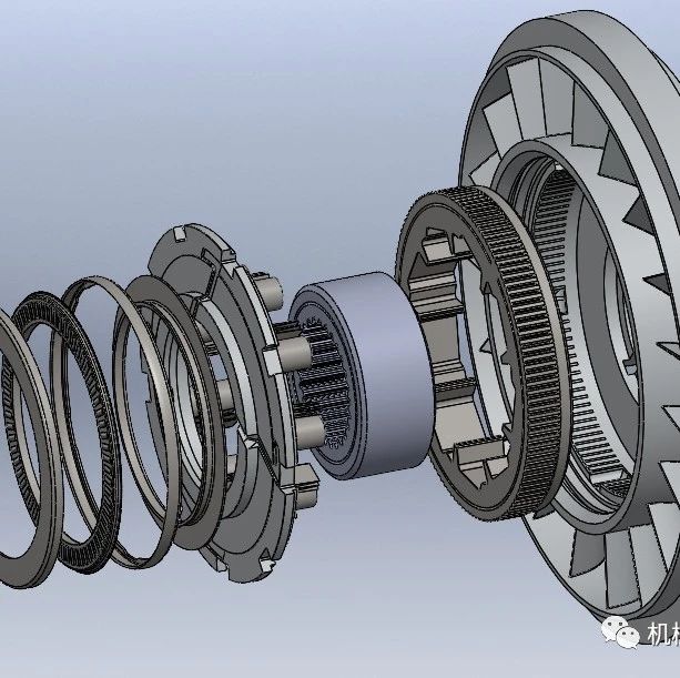 【工程机械】torque converters变矩器3D数模图纸 Solidworks设计