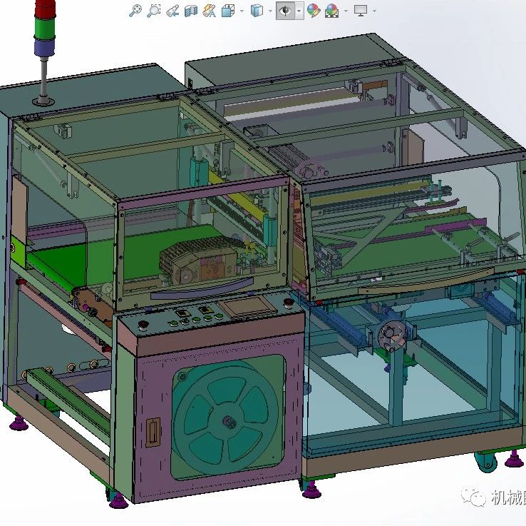 【非标数模】包装机1总装图3D图纸 Solidworks设计