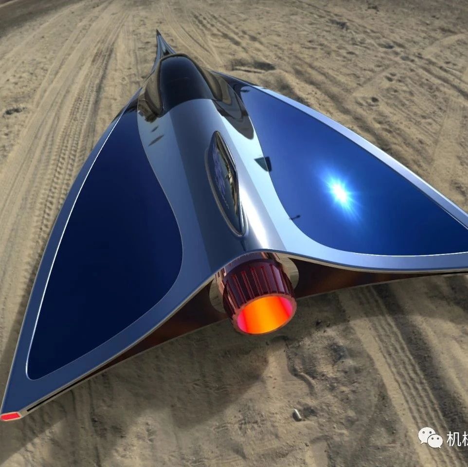 【飞行模型】宇宙三角飞船简易模型3D图纸 Solidworks设计