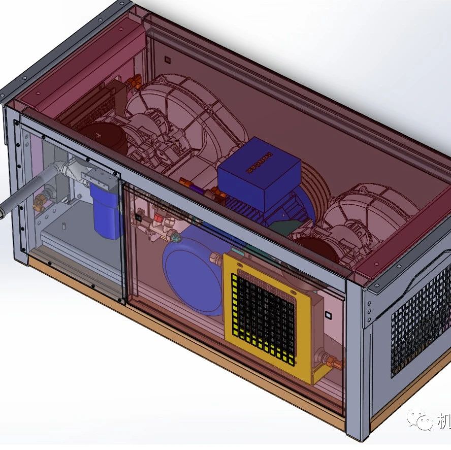 【工程机械】railway-air-compressor铁路空压机3D图纸 STEP格式