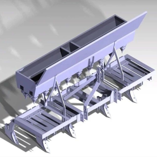 【农业机械】播种施肥机机构3D图纸 IGS格式