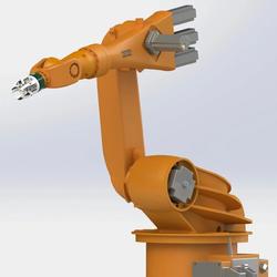 【机器人】kuka robotic arm工业机械臂3D数模图纸 Solidworks设计