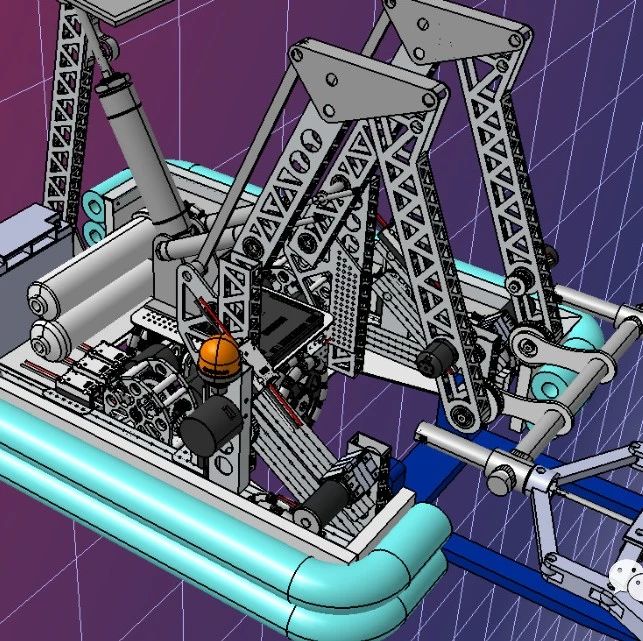 【机器人】ramtech-59-tampa比赛机器人车3D图纸 STEP格式