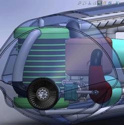 【工程机械】暖通空调Hyperloop结构3D图纸 Solidworks设计