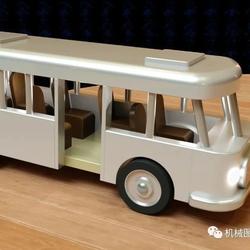【生活艺术】迷你巴士模型3D图 多种格式