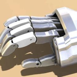 【机器人】Prosthetic仿生假手掌简易结构3D图纸 STEP x_t格式