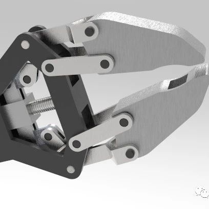 【机器人】robotic arm gripper机械臂夹持器3D数模图纸 Solidworks设计