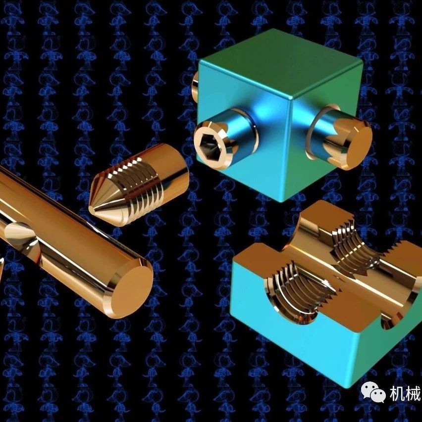 【生活艺术】车轴连接机构模型3D图 多种格式