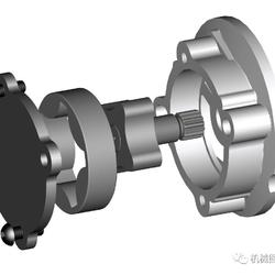 【泵缸阀杆】Leyland Mini油泵结构简易模型3D图纸 FCStd STEP格式