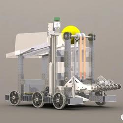 【机器人】FULL ROBOT-2020机器人车3D数模图纸 Solidworks设计