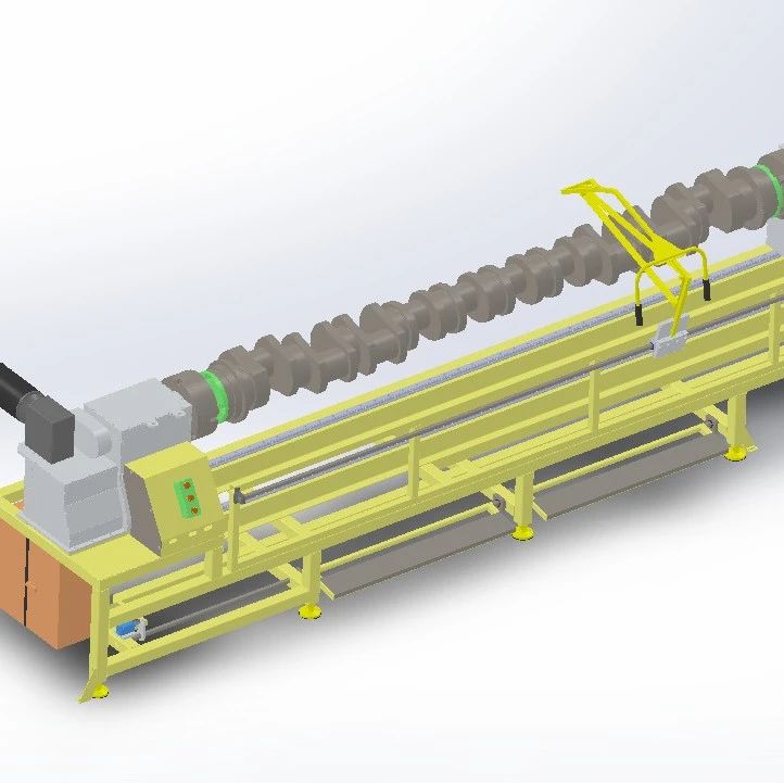 【非标数模】通用曲轴清洗机3D数模图纸 Solidworks设计 附STEP