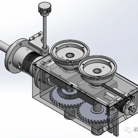 【差减变速器】caja-de齿轮传动箱3D图纸 STEP格式