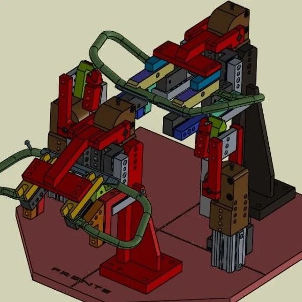 【工程机械】dispositivo solda DISP焊接装置3D数模图纸 STEP格式