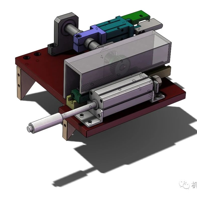 【非标数模】Flipping mechanism翻转机构3D数模图纸 STEP格式