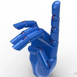 【机器人】Manus仿生手掌手指模型3D图纸 Solidworks设计 附STEP