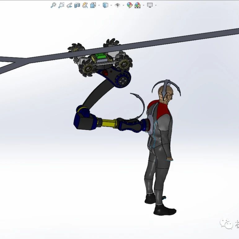 【工程机械】灯光位置控制器3D数模图纸 Solidworks设计