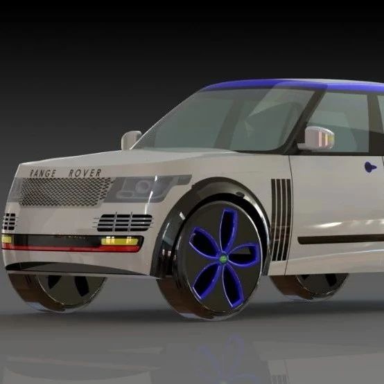 【汽车轿车】range-rover-vogue简易路虎揽胜车壳3D图纸 Solidworks
