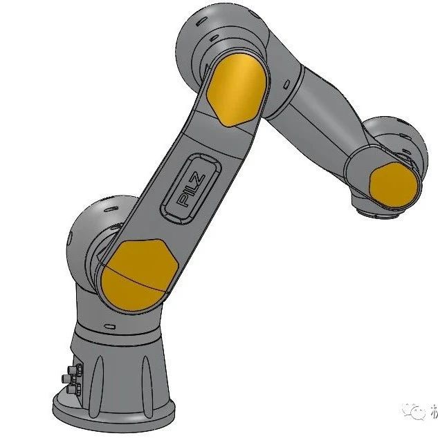 【机器人】PILZ prbt 6kg机械臂造型3D图纸 STEP格式