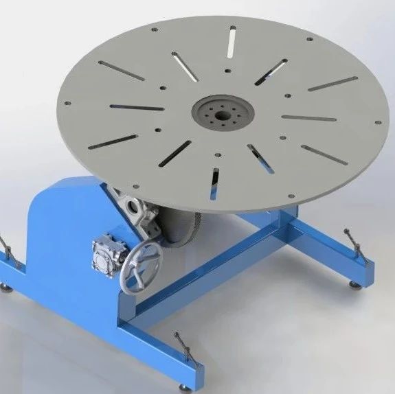【工程机械】2轴焊接定位器3D数模图纸 Solidworks设计