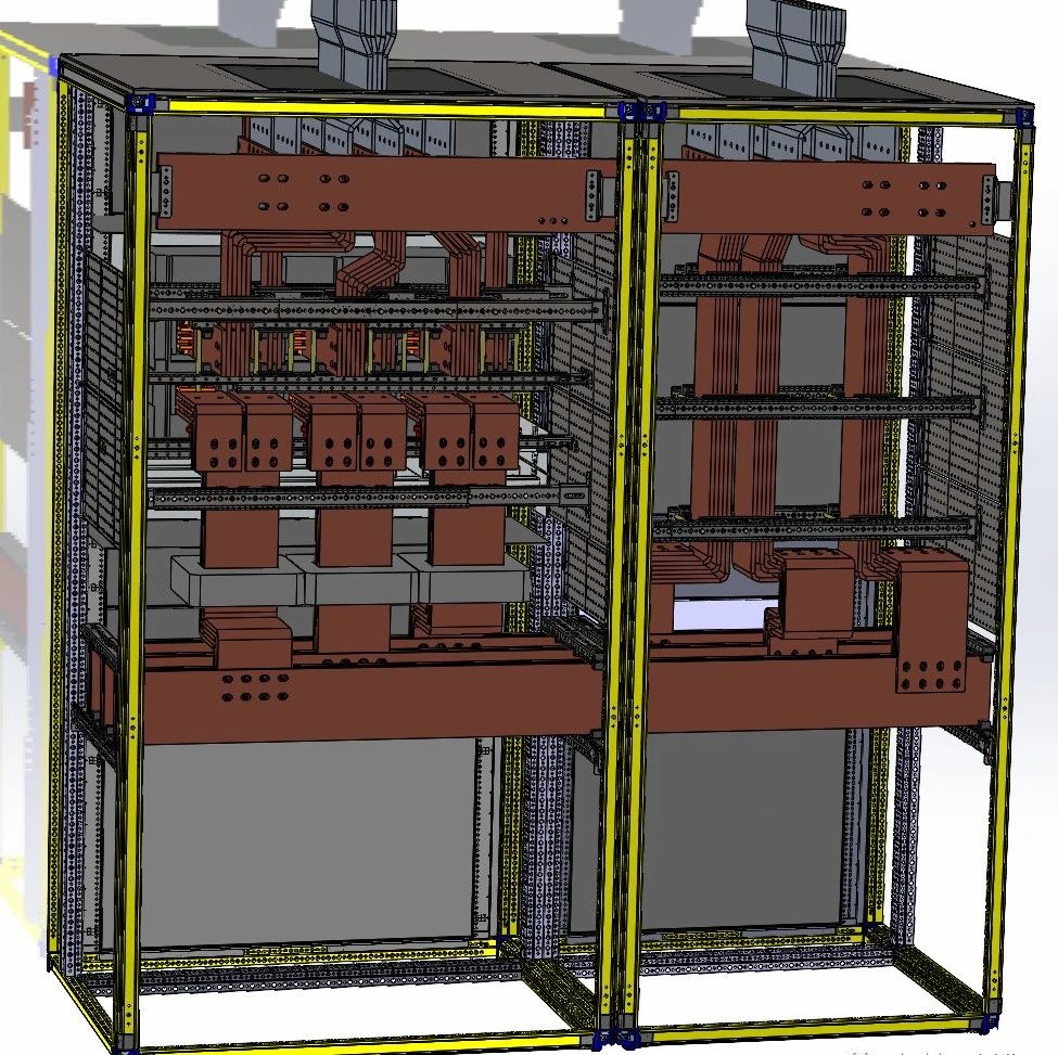 【工程机械】ABB框架断路器5000A 04kV Emax模型3D图纸 STEP格式