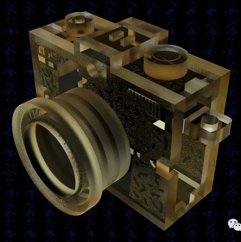 【生活艺术】相机玩具(激光切割)模型3D图 多种格式