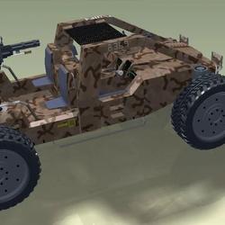 【其他车型】USC HUMV玩具小车模型3D图纸 STP格式