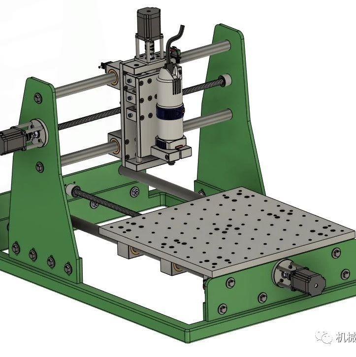 【工程机械】CNC Milling DIY桌面数控铣床3D图纸 STEP格式