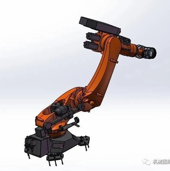 【机器人】KUKA KR210工业机器人3D数模图纸 Solidworks设计