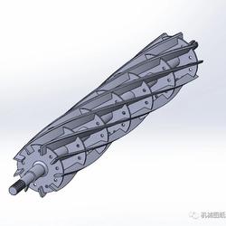 【工程机械】crusher blade破碎机叶片3D图纸 Solidworks设计