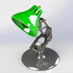 【生活艺术】经典台灯普通台灯模型3D图纸 Solidworks设计