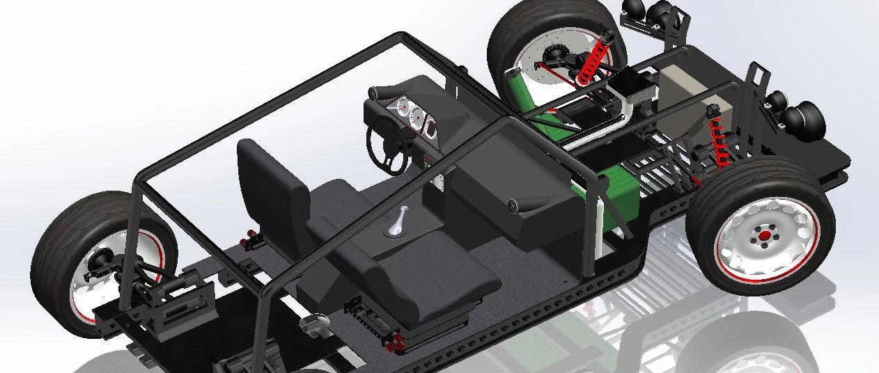 【汽车轿车】Buggy tbo-bn开源车架模型3D图纸 Solidworks设计