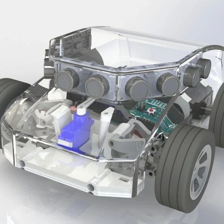 【机器人】marvin autonomous机器人小车模型3D图纸 Solidworks设计