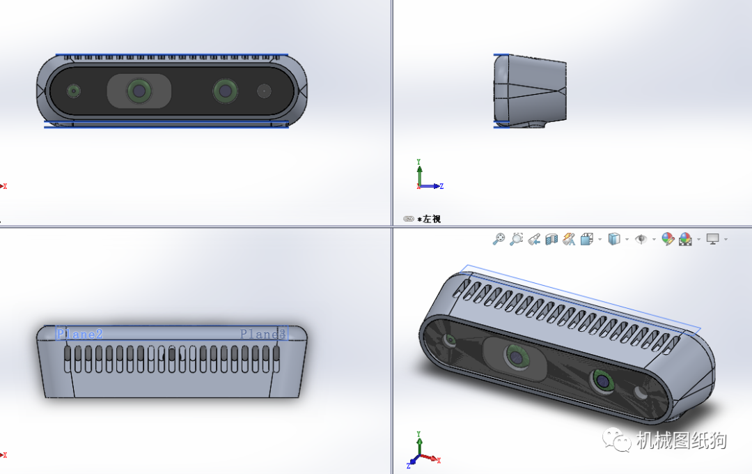  intel realsense d435 3d solidworks 