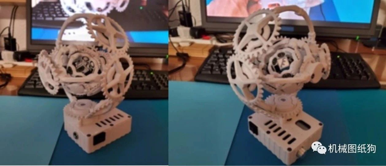 【3D打印】Kinetic gears球形动力齿轮机构3D打印图纸 STL格式