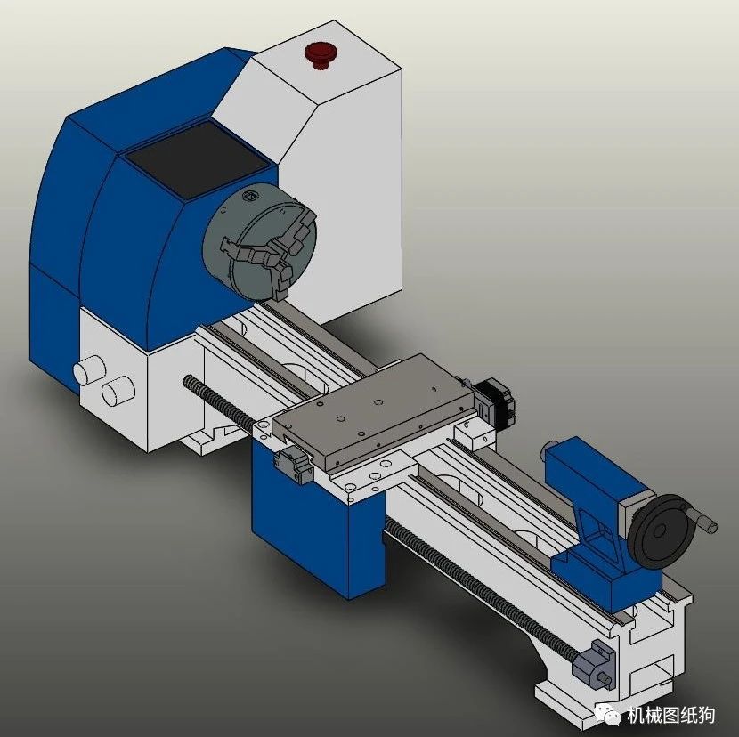 【工程机械】HBM250车床模型3D图纸 Solidworks设计