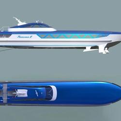 【海洋船舶】Passenger游艇Rocket II船舶模型3D图纸 RHINO设计 附STP