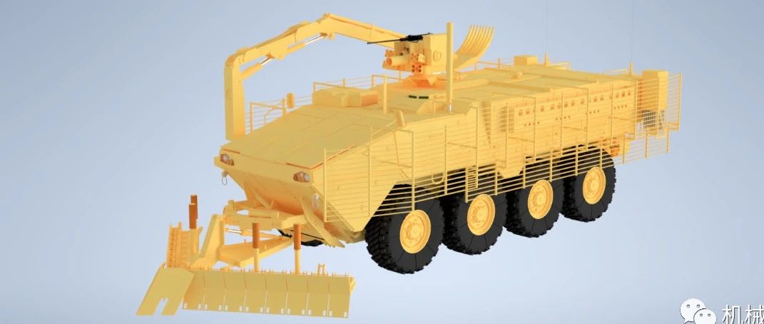【其他车型】AEV装甲工程车模型3D图纸 INVENTOR设计