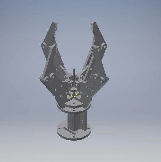 【机器人】gripper-model夹持器机械夹3D图纸 INVENTOR设计 附STEP