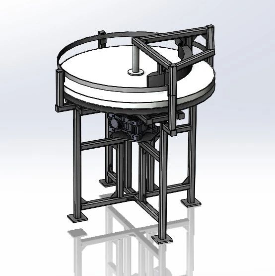 【工程机械】accumulator-table累加器台3D图纸 STEP格式