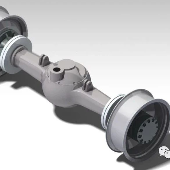 【工程机械】rear-axle汽车后桥简易模型3D图纸 CATIA设计