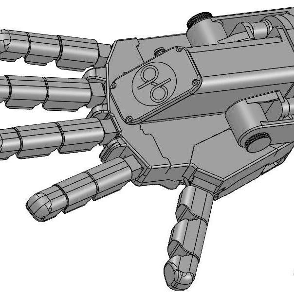 【机器人】qb-robotics仿人手掌模型3D图纸 STEP格式