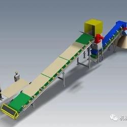 【工程机械】CT002_MTJ双段斜坡输送线3D图纸 STP格式