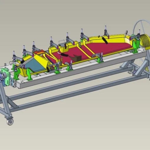 【工程机械】焊接旋转夹具装置3D图纸 STP格式