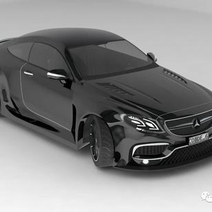 【汽车轿车】mercedes-surface奔驰轿车曲面造型3D图纸 Solidworks设计