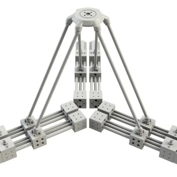 【机器人】6-DOF parallel robot并联机器人平台3D图纸 STEP格式