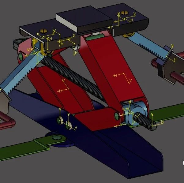 【工程机械】jack-screw螺旋起重机构3D图纸 CATIA设计