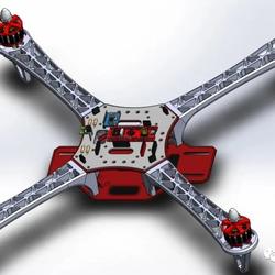 【飞行模型】Joop Brokking DIY四轴无人机框架3D图纸 